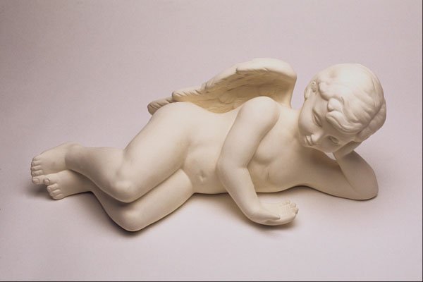 665055 Resting Cherub A4 Photo Print