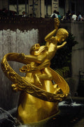 665057 Rockefeller Plaza, New York City, U.S.A. A4 Photo Print