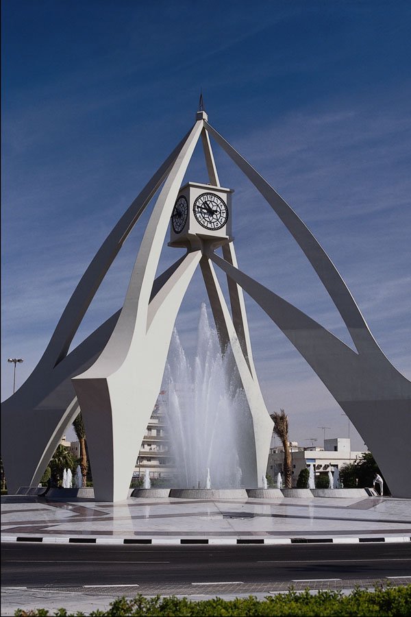 665076 Dubai (U.A.R.) Clock Tower A4 Photo Print