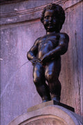666012 Manneken Pis, Brussels, Belgium A4 Photo Print