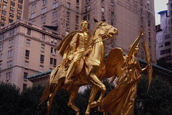 666020 Statue In New York City, U.S.A. A4 Photo Print