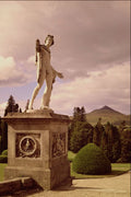 666022 Classical Statue And Sugarloaf Mountain, Ireland A4 Photo Print