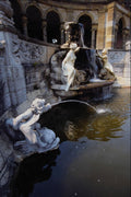 666038 Italian Fountain A4 Photo Print