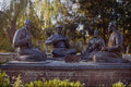 666039 Samarkand Statues, Uzbekistan A4 Photo Print