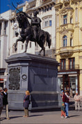 666042 Ban Jelacic Monument, Zagreb, Croatia A4 Photo Print