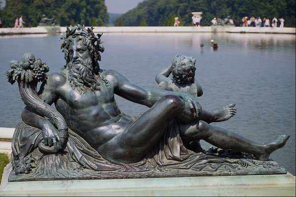 666050 Statue, Fountain At Versailles, France A4 Photo Print