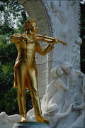 666051 Johann Strauss, Vienna, Austria A4 Photo Print