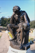 666059 Statue Of Hamlet, Stratford on Avon, England A4 Photo Print