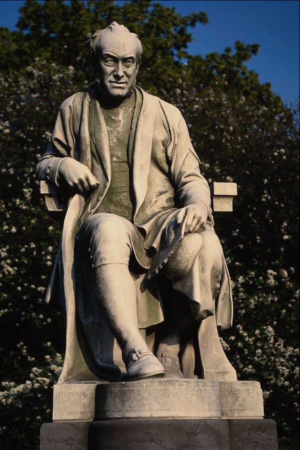 666061 Statue At Trinity College, Dublin, Ireland A4 Photo Print