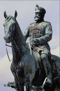 666071 Grand Duke On Horseback, Darmstadt, Germany A4 Photo Print