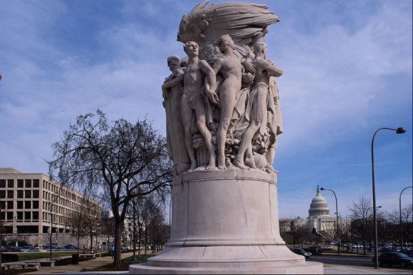 666072 General Meade Monument, Washington D.C., U.S.A. A4 Photo Print