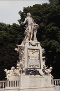 666074 Mozart Memorial, Vienna, Austria A4 Photo Print