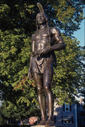 666081 Native Chief Massasoit, Plymouth, Massachusetts, U.S.A. A4 Photo Print