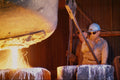 667029 Pouring At Sydney Steel Mill, Nova Scotia, Canada A4 Photo Print
