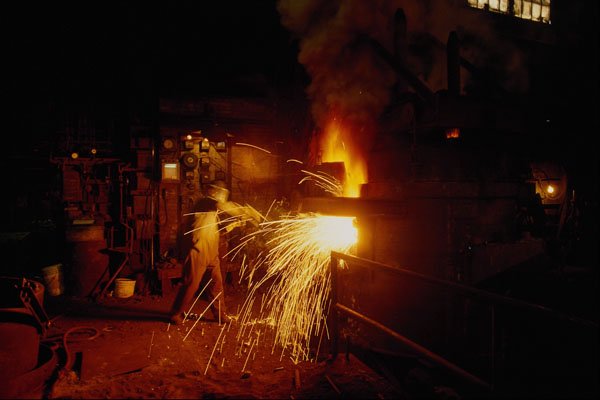 667033 Blast Furnace, Maritime Steel And Foundries, Nova Scotia A4 Photo Print