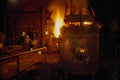 667034 Testing Contents Of Blast Furnace, New Glasgow, Nova Scotia A4 Photo Print
