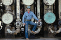 667037 Portrait Of Oil Worker A4 Photo Print