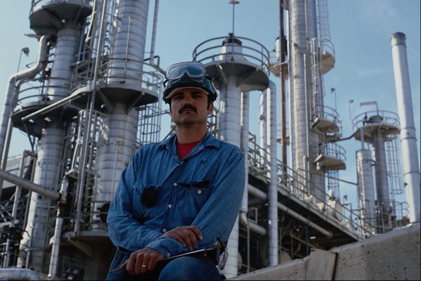667038 Portrait Of Oil Worker A4 Photo Print