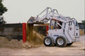 667048 Bobcat Loading Sand Into Lorry A4 Photo Print
