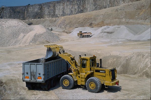 667051 Quarry, Mechanical Loader, Lorry A4 Photo Print