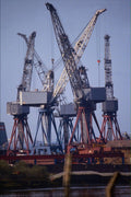 667056 Cranes, Glasgow, Scotland A4 Photo Print