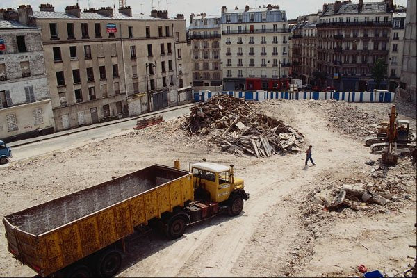 667069 Building Site, 18th Round, Paris, France A4 Photo Print