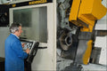 667087 CNC Turning Machine Tool A4 Photo Print
