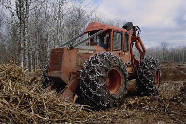 667093 Heavy Equipment Clearing Land At Construction Site A4 Photo Print