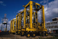 667098 Straddle Carriers, Tilbury Docks, England A4 Photo Print