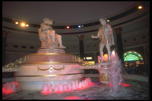 668005 Sculpture Of Caesar, Front Entrance Of Caesar's Palace A4 Photo Print