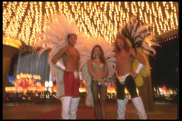 668007 Three Employees Of The Golden Nugget Casino A4 Photo Print