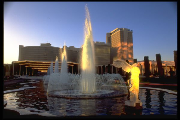 668020 Fountains At Dusk, Caesar's Palace A4 Photo Print