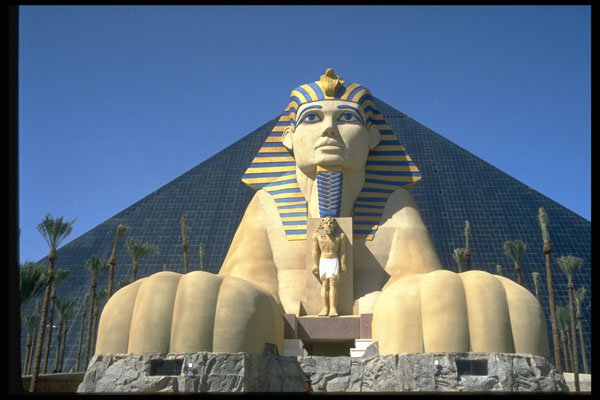 668041 Facing The Luxor Hotel And Casino A4 Photo Print