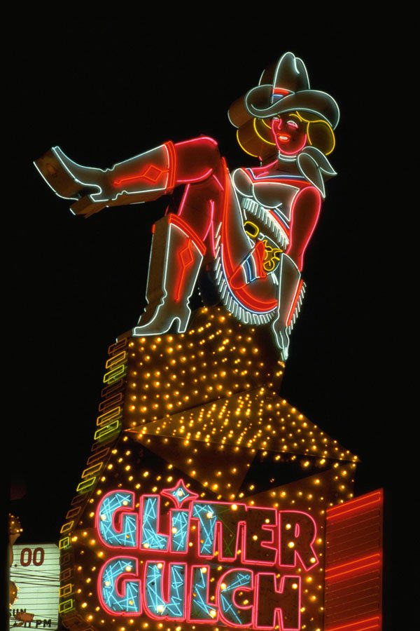 668046 Glitter Gulch A4 Photo Print