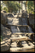 668050 Man made Waterfall, Mirage Hotel A4 Photo Print