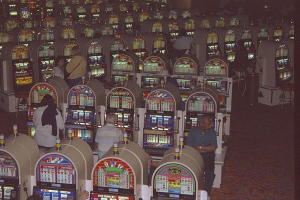 668058 Slot Machines A4 Photo Print