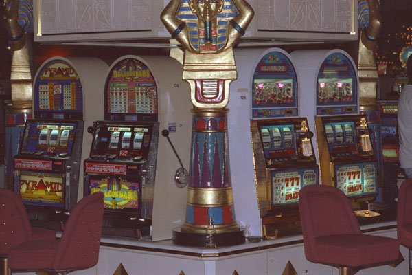 668062 Slot Machines A4 Photo Print