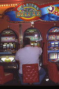 668064 Playing The Slots A4 Photo Print