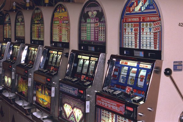 668065 Slot Machines A4 Photo Print