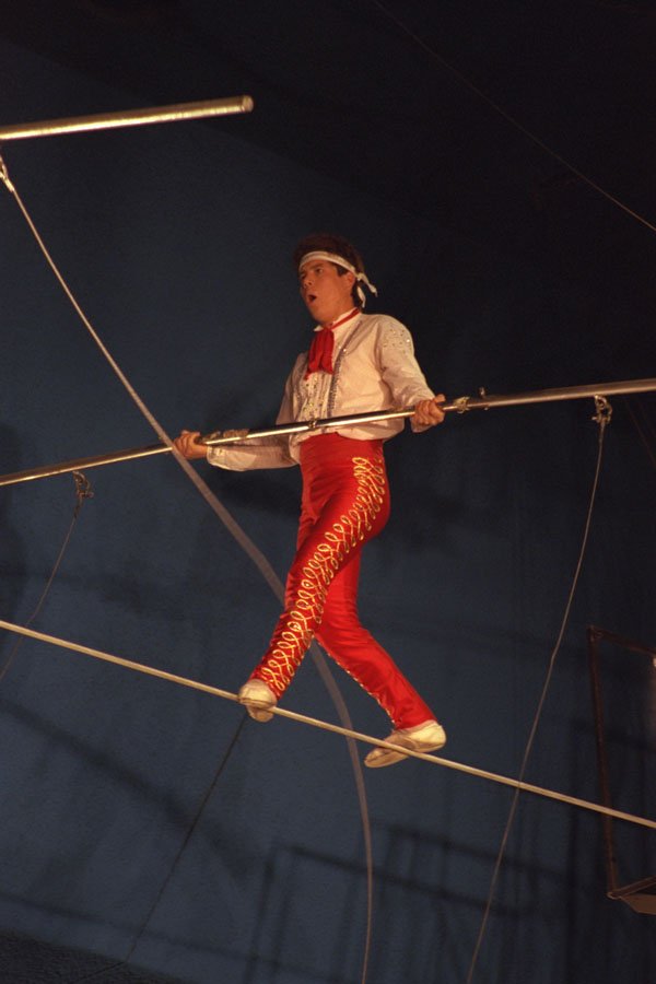 668069 High Wire Act, Circus Circus A4 Photo Print