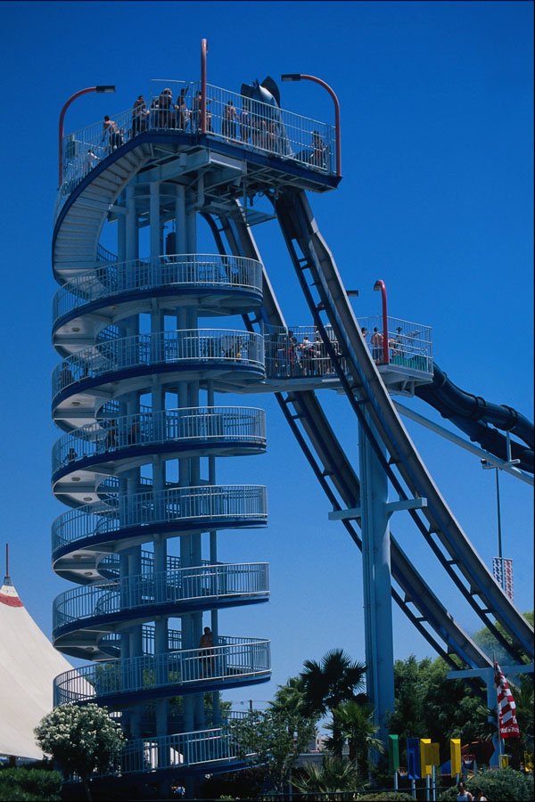668078 Water Slide A4 Photo Print