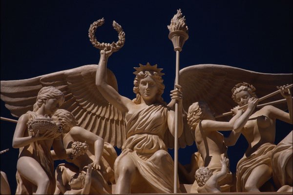 668082 Statue At Monte Carlo A4 Photo Print