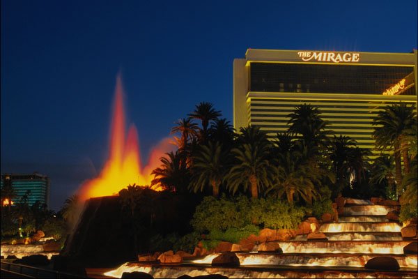 668088 The Mirage At Dusk A4 Photo Print