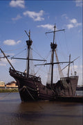 669001 Old Sailship At Expo 92, Seville, Spain A4 Photo Print