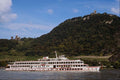 669002 River Rhine And Drachenfels Castle, Germany A4 Photo Print