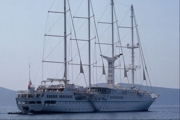 669032 Sailing Vessel Windstar A4 Photo Print