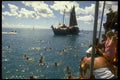 669042 Swimming From Jolly Roger, Barbados A4 Photo Print