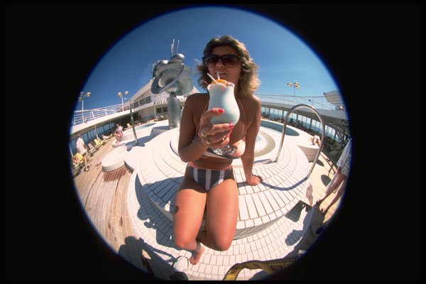 669049 Girl On The Royal Princess Panama Cruise A4 Photo Print