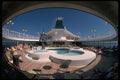 669050 Pool Area On Royal Princess Cruise Ship A4 Photo Print