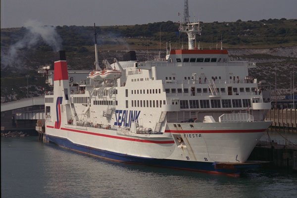 669062 Sealink's Fiesta At Dover Eastern Docks A4 Photo Print